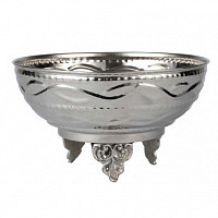 Заказать Серебристая чаша большая/silvered bowl with feet в Москве