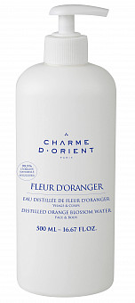 Заказать Вода цветочная из цветков апельсинового дерева 500 мл / Eau distillée de Fleur d’Oranger - Distilled orange blossom water в Москве